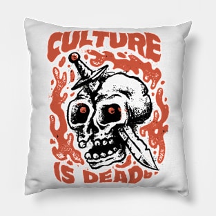 Rebel Culture Skull Pillow