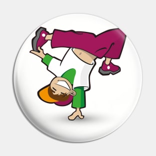 Little breakdancer Pin