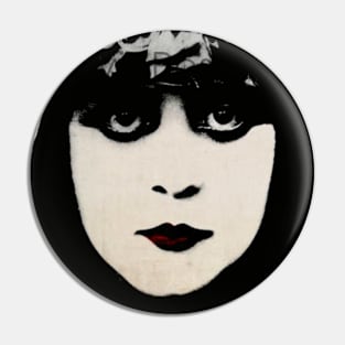 THEDA BARA - Vampire - Purgatory's Ivory Angel Pin