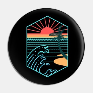 Summer waves Pin