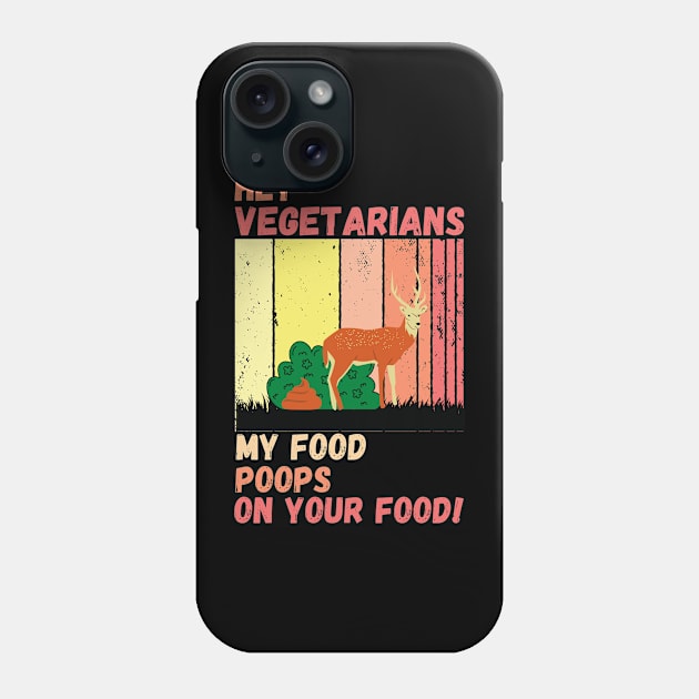 Anti Vegetarian Phone Case by maxdax