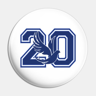 Zeta 1920 - 2020 Dove Pin