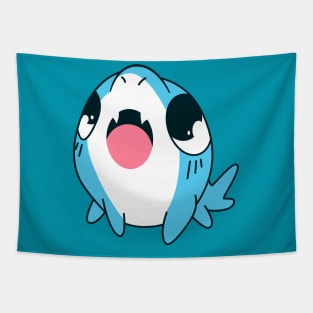 Cyan Baby Shark Tapestry