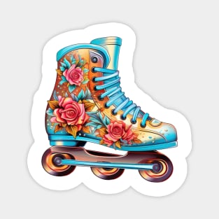 90s Retro Ice Skates Magnet