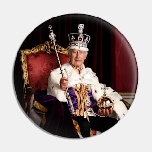 King Charles III Pin