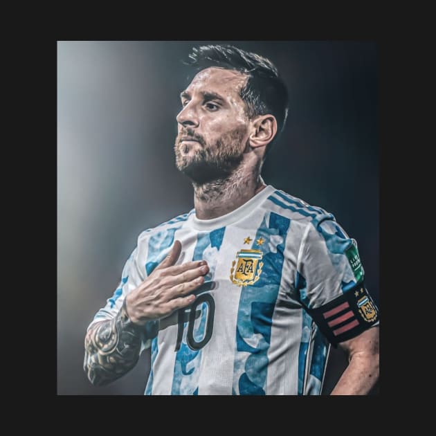 Lionel Messi Captain World Cup 2022 by LustraOneOne