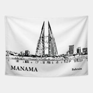 Manama - Bahrain Tapestry