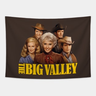 The Big Valley - Color Group Shot - 60s Tv Western Tapestry