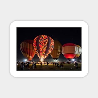 Hot Air Balloons Night Festival Magnet