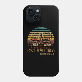 Love Never Fails Whisky Mug Phone Case