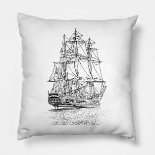 Sailing Ship Pillow