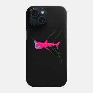 Basking shark Cetorhinus maximus Phone Case