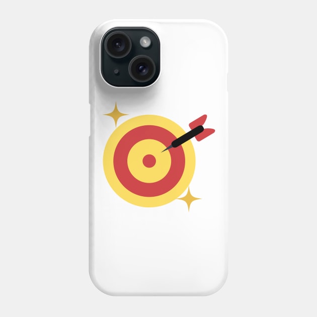 red yellow target archery design Phone Case by Artistic_st