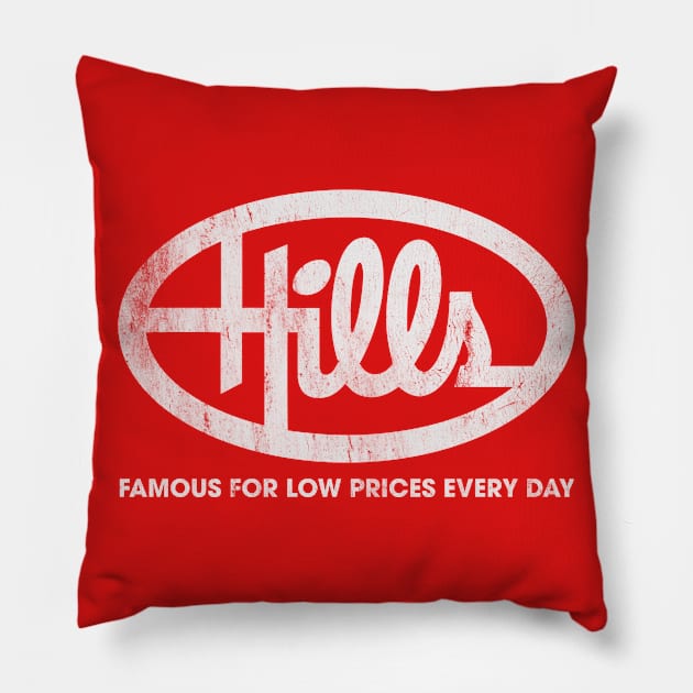 Hills Department Store Pillow by Tee Arcade