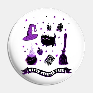 Witch Starter Pack Halloween Pin