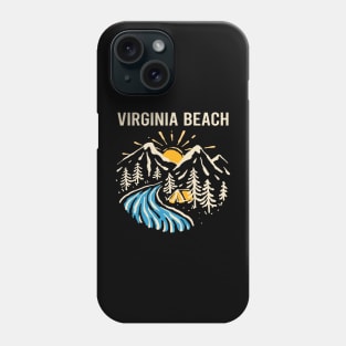 Vintage Nature Landscape - Virginia Beach Phone Case