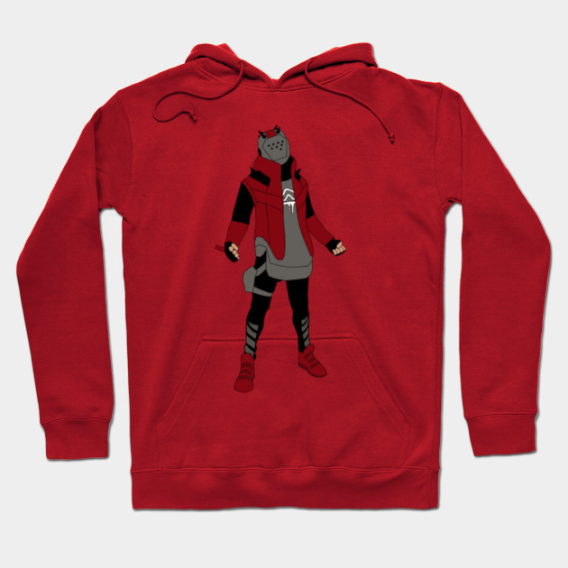 red fortnite hoodie