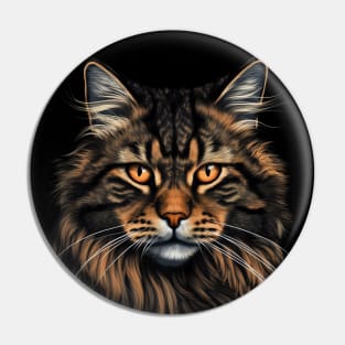 Maine Coon Cute Cat Animal Lover Pin