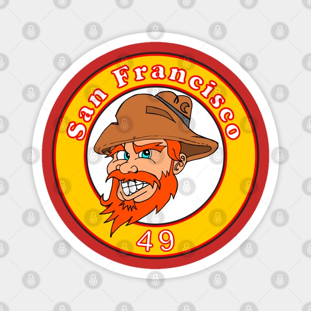 San Francisco 49'ers Magnet by Bosko Art Designs