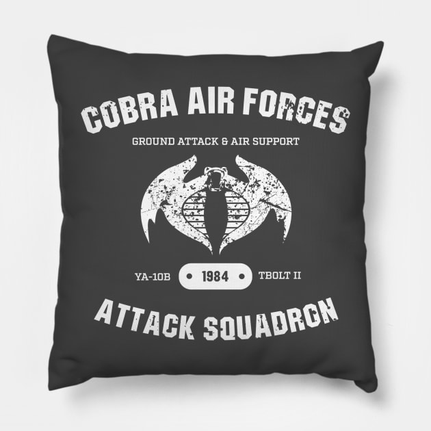 Cobra Air Forces ALTERNATE color Pillow by CdKh13