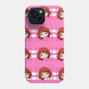 Cute Uraraka Pattern Phone Case