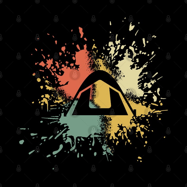 CAMPING INK SPLASH by ONSTROPHE DESIGNS