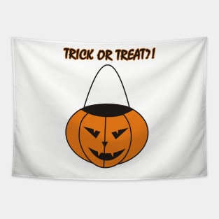 Halloween Pumpkin - Trick or treat?! Tapestry