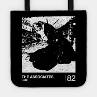 The Associates / Minimalist Graphic Design Fan Artwork Tote