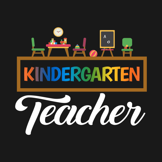 'Kindergarten Teacher' Cute Kindergarten Teacher Gift by ourwackyhome