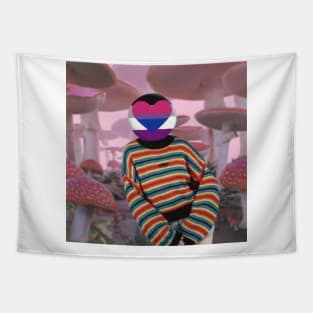 Weirdcore Flag Outfit Tapestry