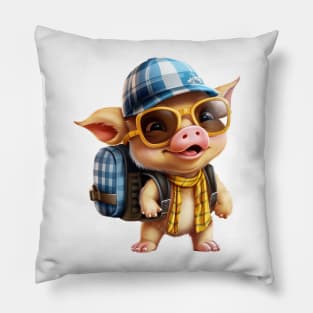 Back To School Pig Pillow