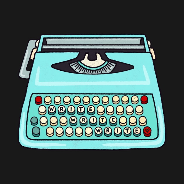 writer typewriter by Made Adventurous