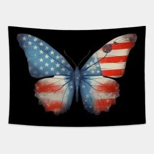 American Patriot Butterfly Tapestry