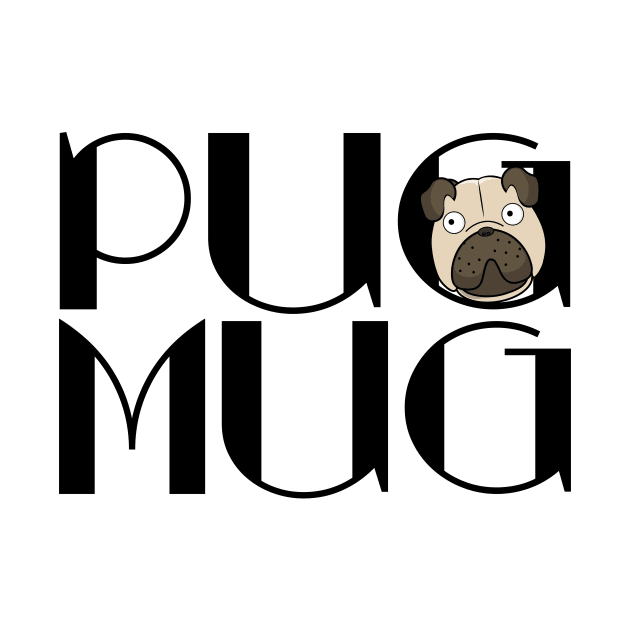 pug mug by bluehair