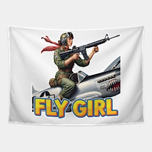 Fly Girl Tapestry