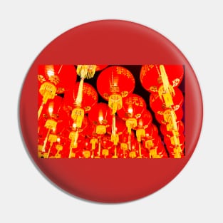 Red lantern roof decoration for Chinese New Year 1 Pin