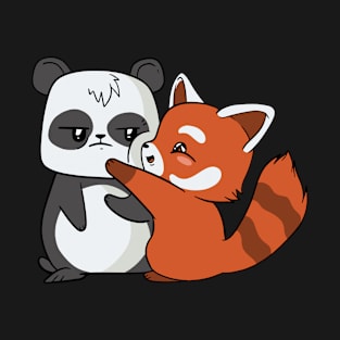 Cute White And Red Panda T-Shirt