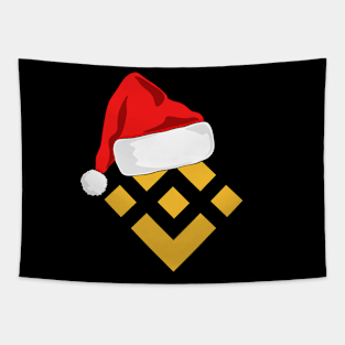 Binance Coin Christmas Cryptocurrency Tapestry