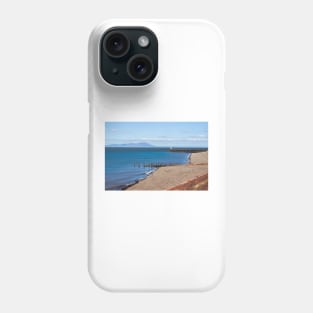 Beautiful sandy beaches in northern England Phone Case