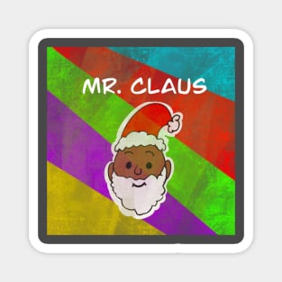 Multi coloreded Santa Magnet