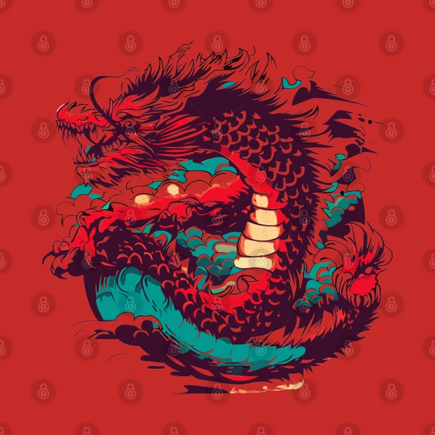 Japanese Dragon by Syntax Wear