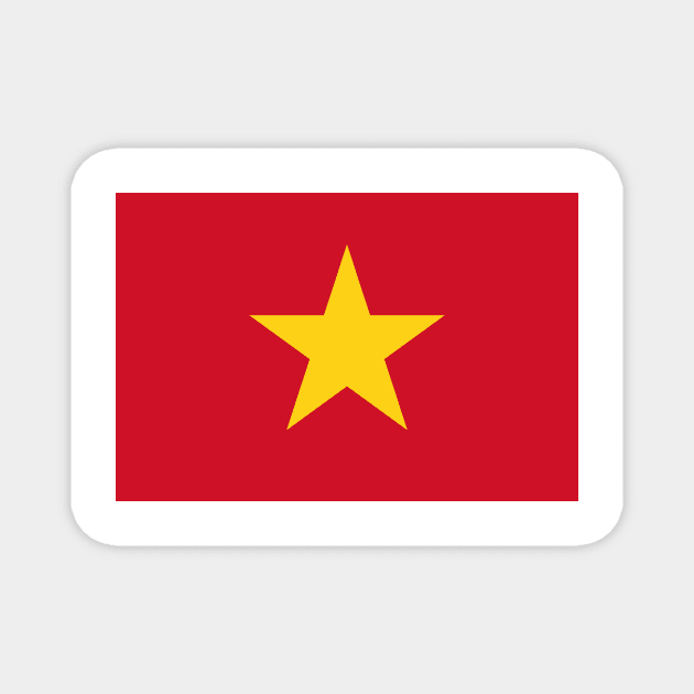 Vietnam flag Magnet by flag for all