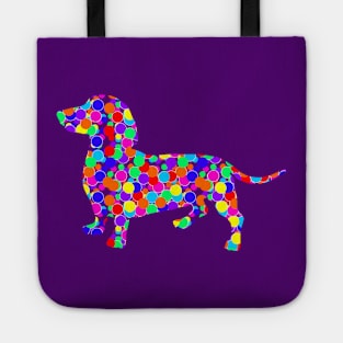 Confetti Bubbles Fun Dachshund Tote