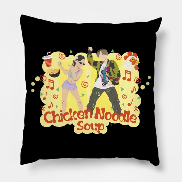 Chicken Noodle Soup J-Hope and Becky G Pillow by DaphInteresting