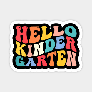Hello Kindergarten Crew Teacher Back To School Magnet