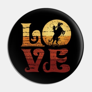 Western Rodeo Riding, Equestrian Horse Lover Pin