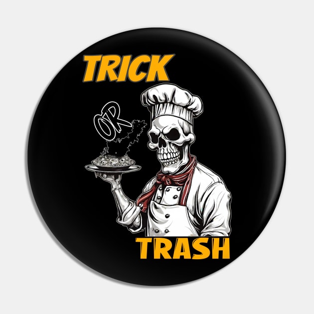 Trick or Treat, or Just Trash Pin by Fadedstar