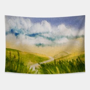 Sunny field Tapestry