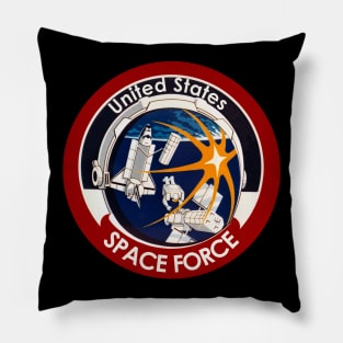 United States Space Force vintage t-shirt Pillow