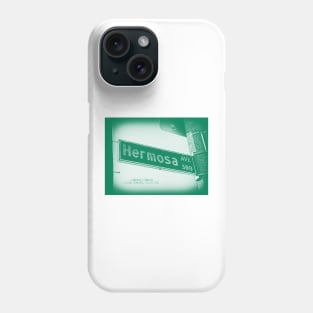 Hermosa Avenue AQUA FLORESCENT ICE, Long Beach, CA by Mistah Wilson Phone Case